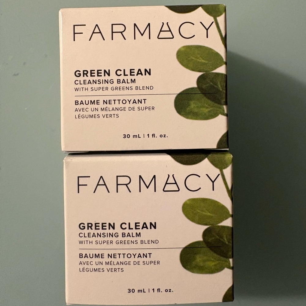 2 Farmacy Green Clean Cleansing Balms 1 Fl Oz / 30mL  New Unopened